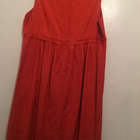 ✨✨H&M Dress Orange Sleeveless size ✨✨ - Picture 6 of 6